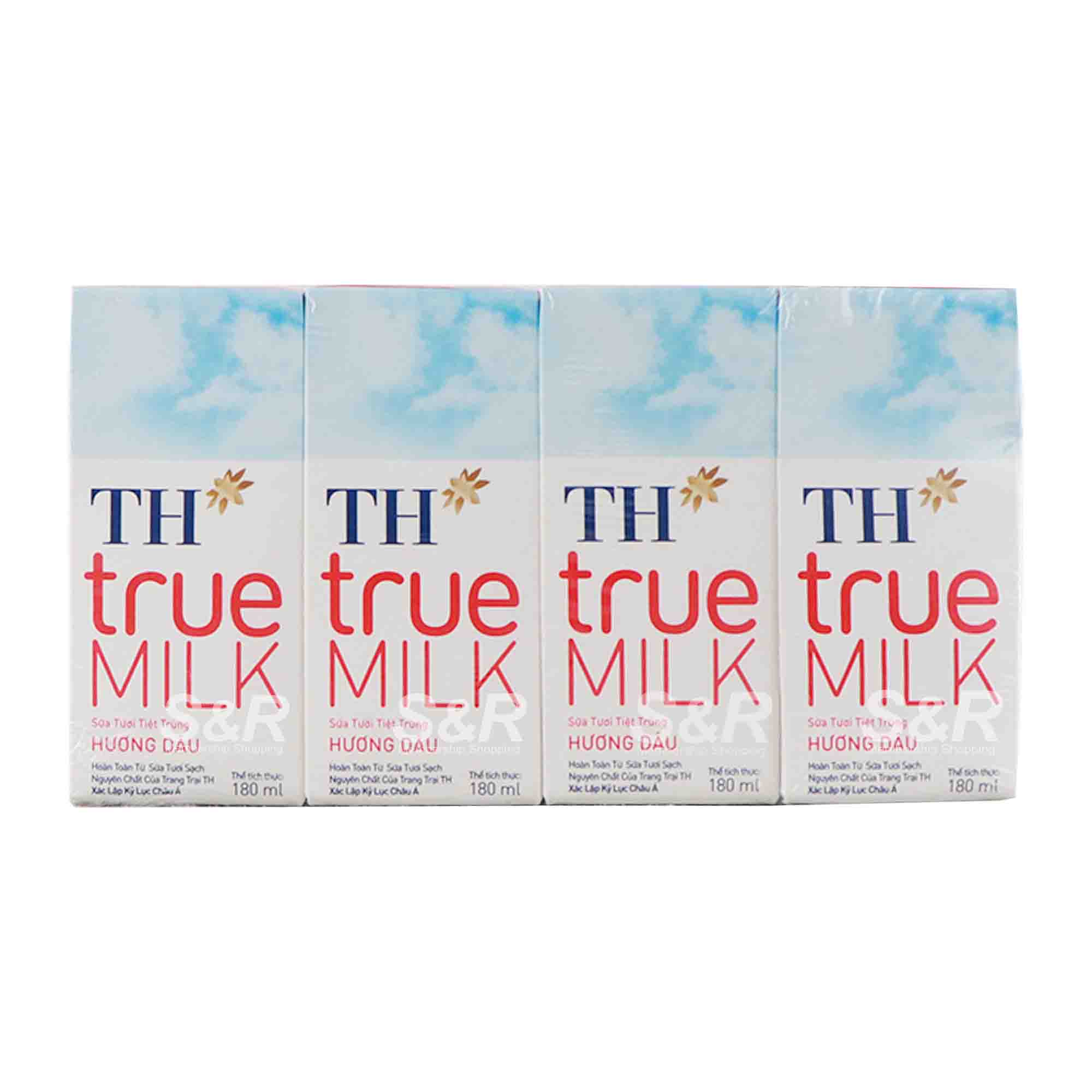 TH True Milk Yogurt Milk Strawberry 4pcs TH True Milk Yogurt Milk Strawberry 4pcs